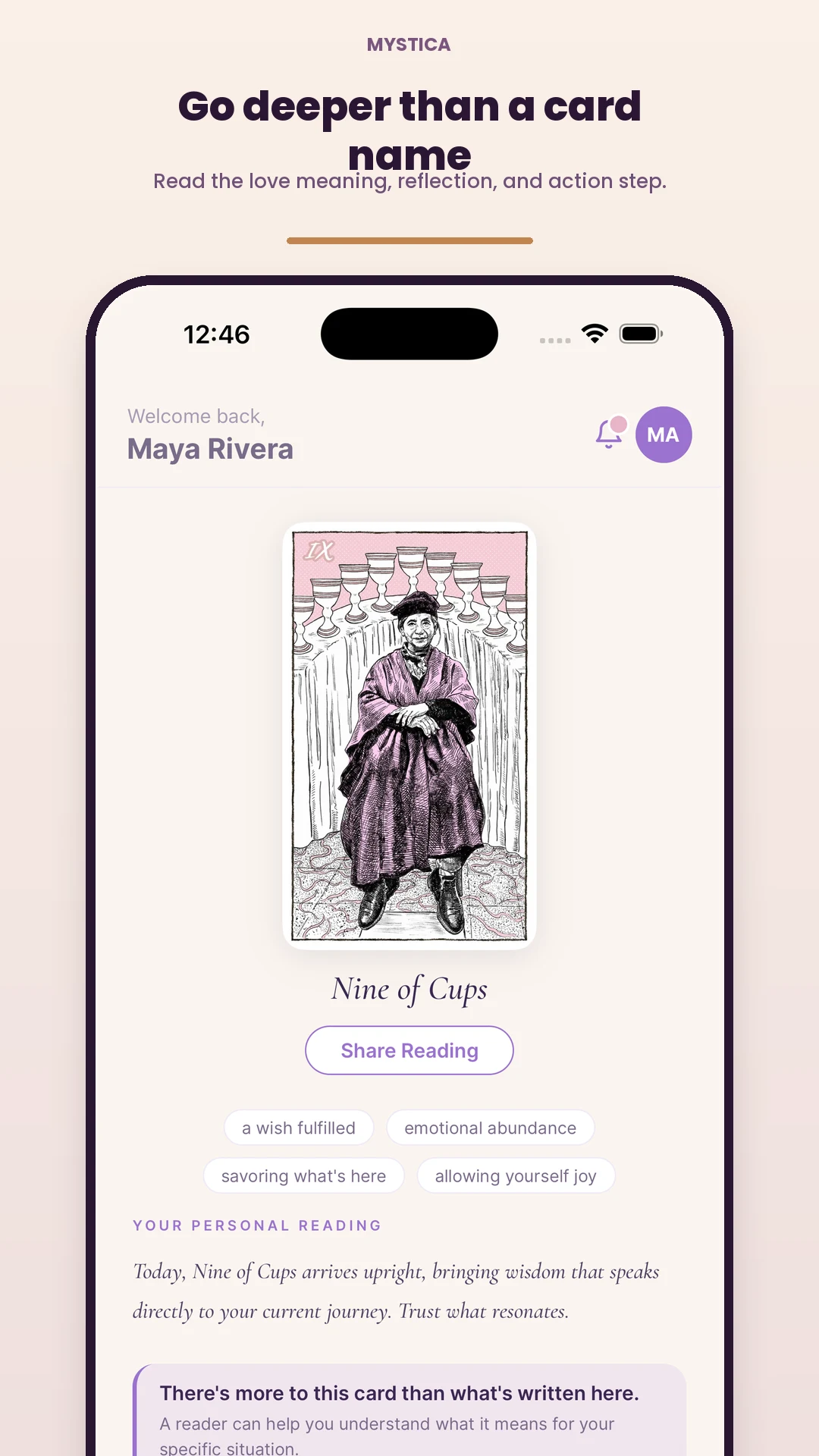 Mystica Psychic Readings screenshot